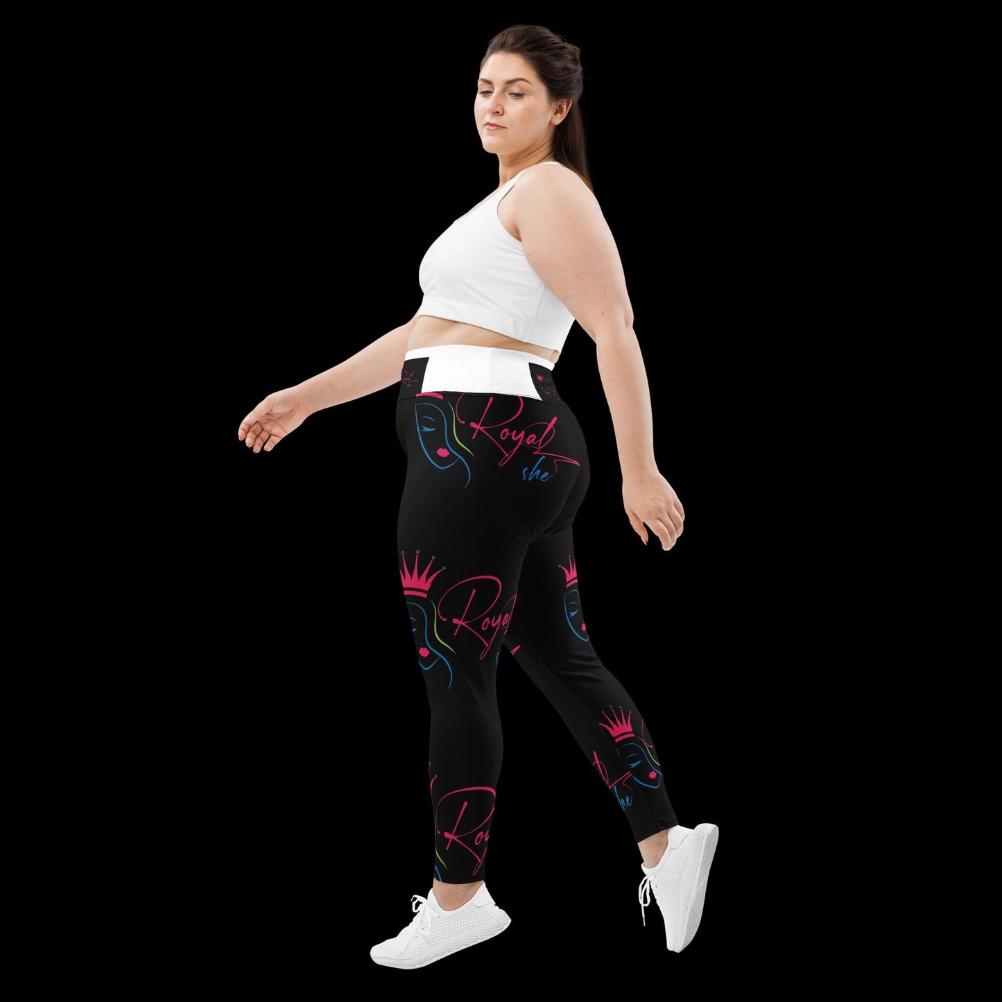 All-Over Print Plus Size Leggings