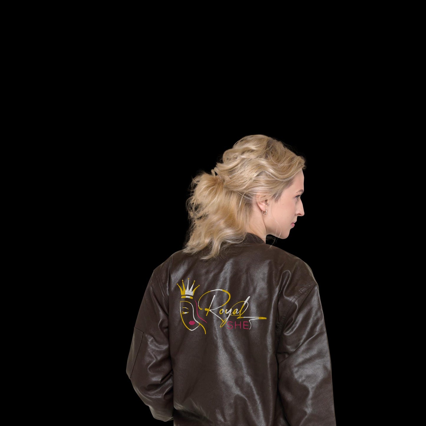 Leather Bomber Jacket