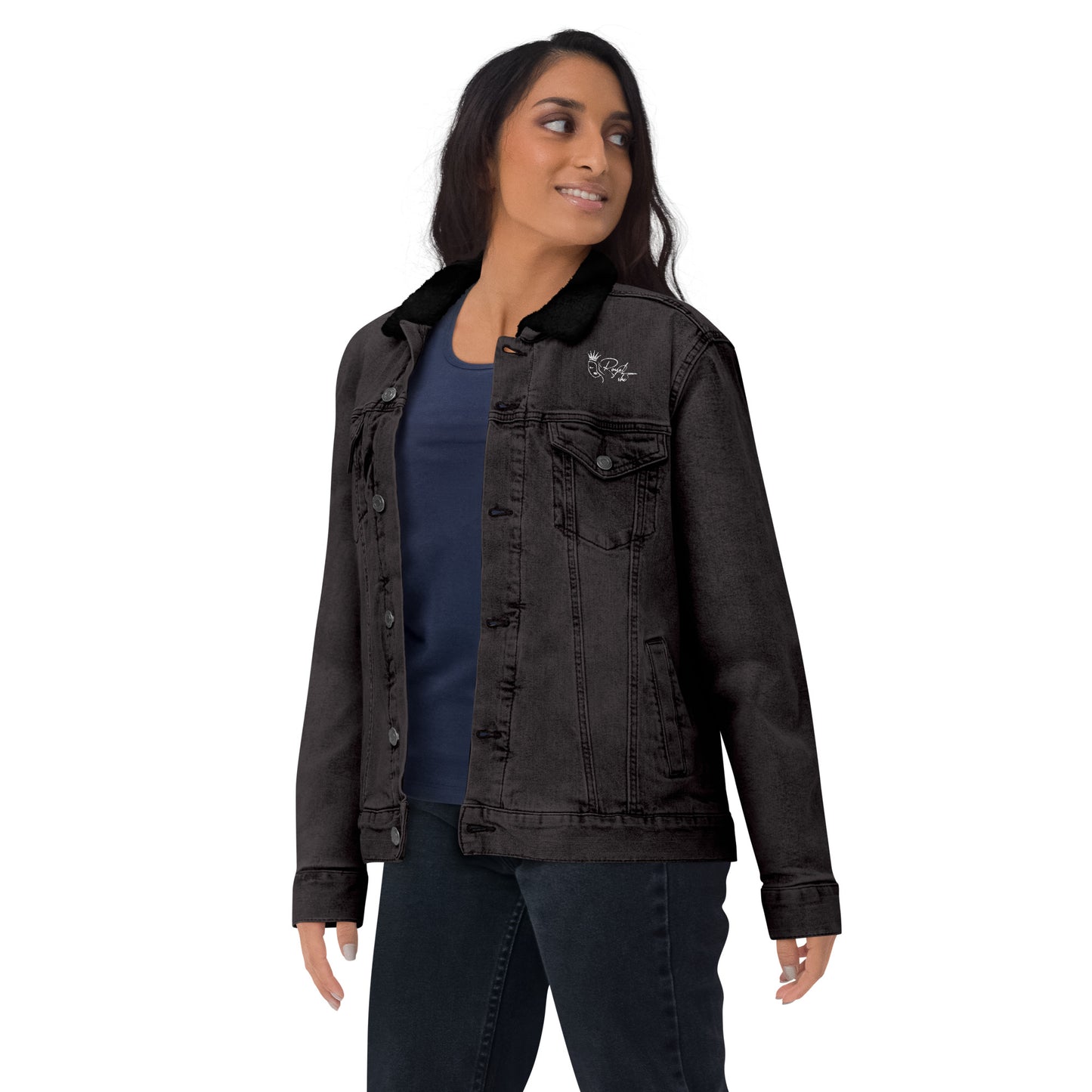 Royal She Denim Sherpa Jacket