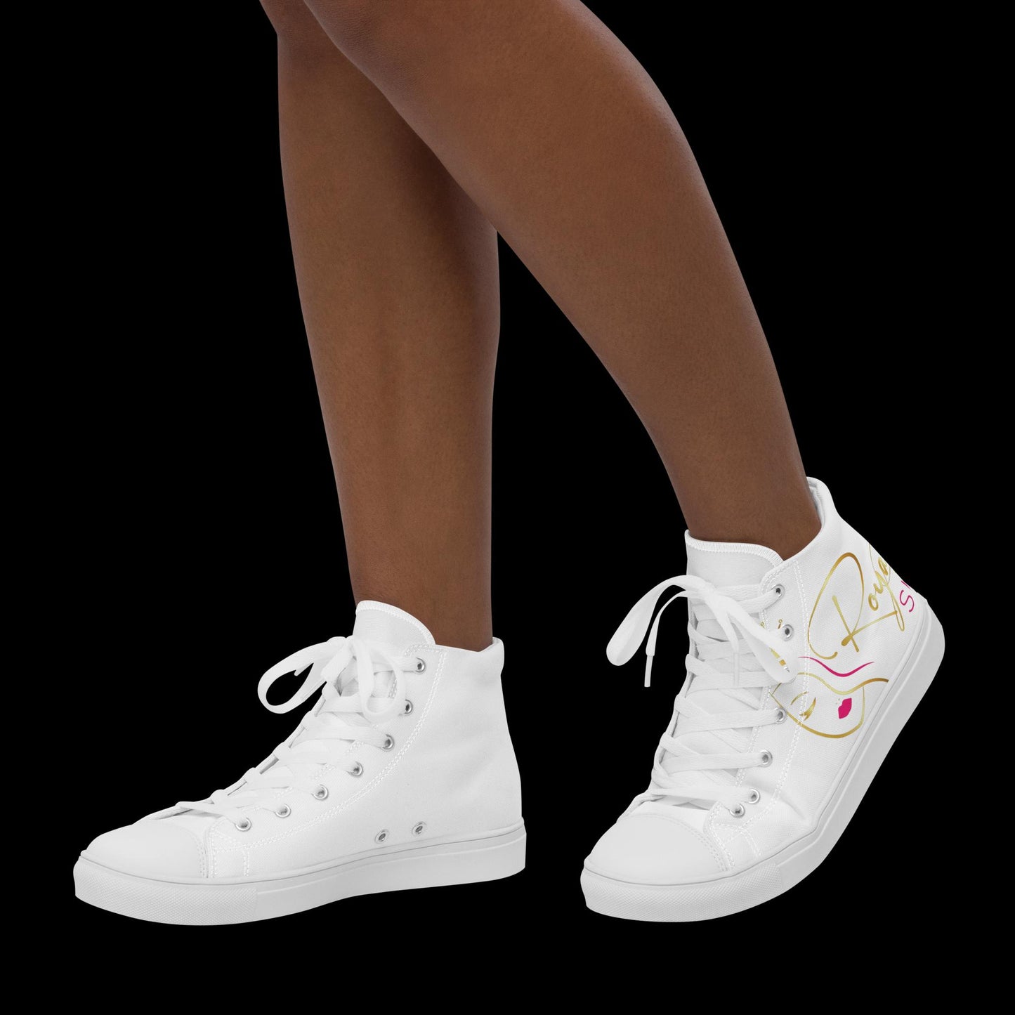 Women’s high top canvas shoes