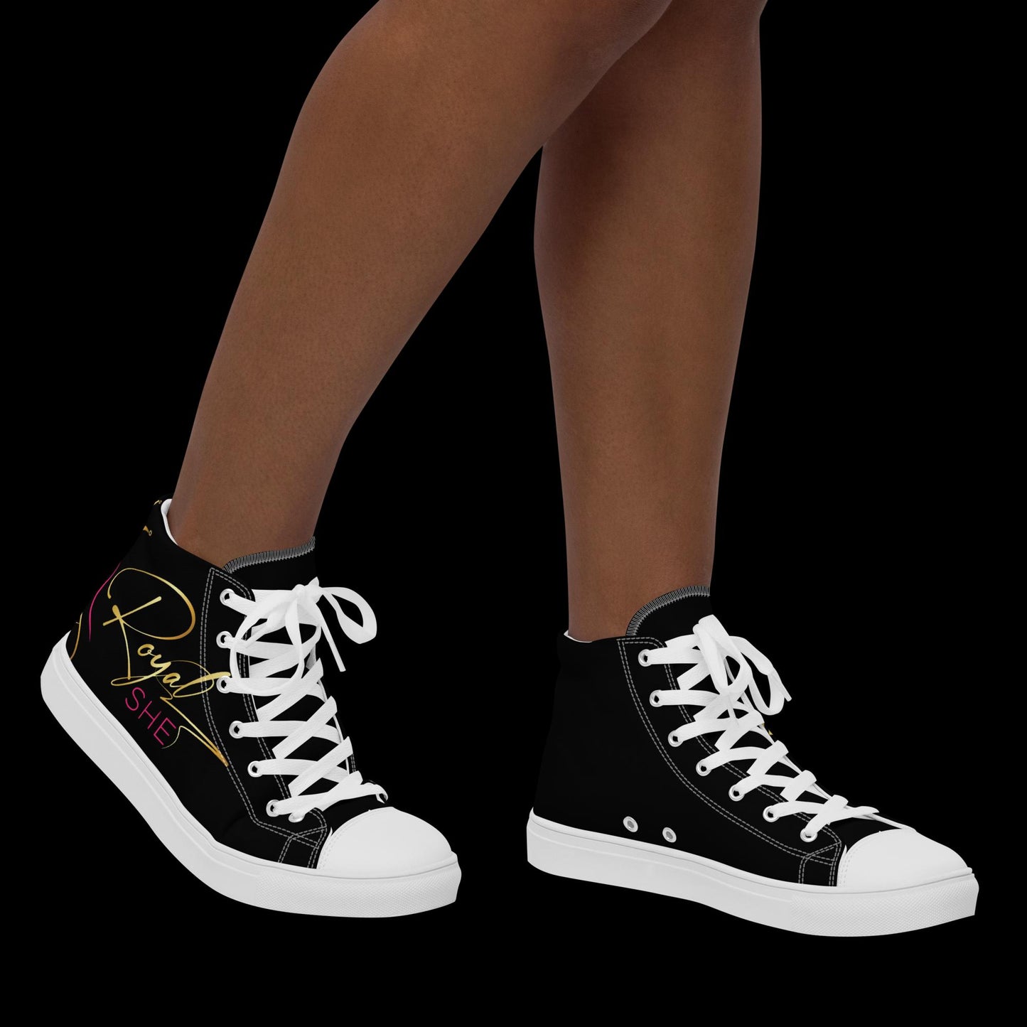 Women’s high top canvas shoes